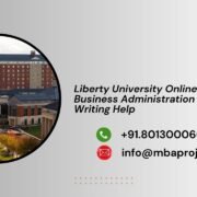 Liberty University Online Doctor of Business Administration – Marketing Writing Help