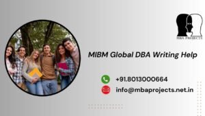 MIBM Global DBA Writing Help