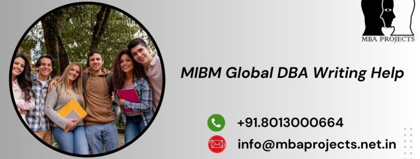 MIBM Global DBA Writing Help