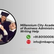 Millennium City Academy Doctor of Business Administration Writing Help