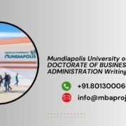 Mundiapolis University of Casablanca DOCTORATE OF BUSINESS ADMINISTRATION Writing Help