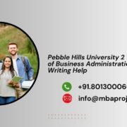 Pebble Hills University 2 Years Doctor of Business Administration Online Writing Help