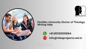 Pontifex University Doctor of Theology Writing Help