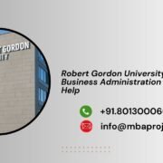 Robert Gordon University Doctor of Business Administration DBA Writing Help