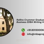 Rollins Crummer Graduate School of Business EDBA Writing Help