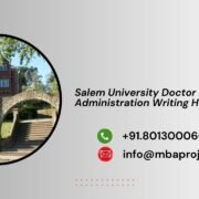 Salem University Doctor of Business Administration Writing Help