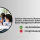 Selinus University Business School Doctor of Business Administration in Bank Management Writing Help