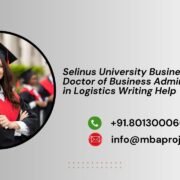 Selinus University Business School Doctor of Business Administration in Logistics Writing Help