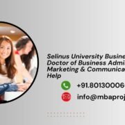 Selinus University Business School Doctor of Business Administration in Marketing & Communication Writing Help