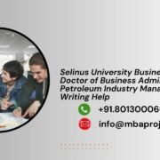 Selinus University Business School Doctor of Business Administration in Petroleum Industry Management Writing Help