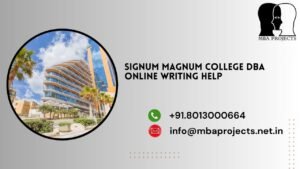 Signum Magnum College DBA Online writing help