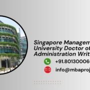 Singapore Management University Doctor of Business Administration Writing Help
