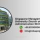 Singapore Management University Doctor of Business Administration Writing Help