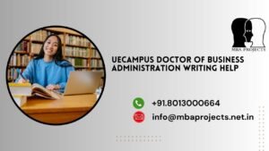 UeCampus Doctor of Business Administration Writing Help