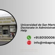 Universidad de San Martín de Porres Doctorate in Administration Writing Help