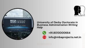University of Derby Doctorate in Business Administration Writing Help