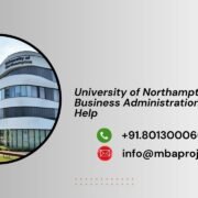 University of Northampton Doctor of Business Administration Writing Help