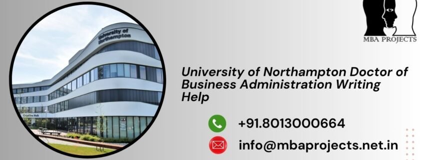 University of Northampton Doctor of Business Administration Writing Help