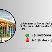 University of Texas Arlington Doctor of Business Administration Writing Help