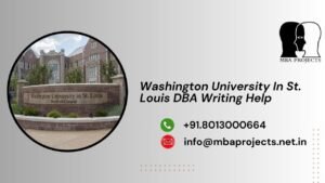 Washington University In St. Louis DBA Writing Help