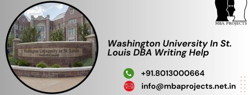 Washington University In St. Louis DBA Writing Help