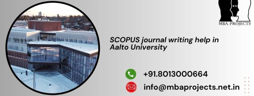 SCOPUS journal writing help in Aalto University