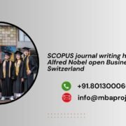 SCOPUS journal writing help in Alfred Nobel open Business School Switzerland