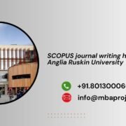 SCOPUS journal writing help in Anglia Ruskin University