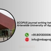 SCOPUS journal writing help in Artevelde University of Applied Sciences