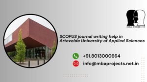 SCOPUS journal writing help in Artevelde University of Applied Sciences