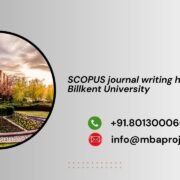SCOPUS journal writing help in Billkent University