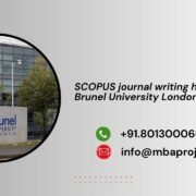 SCOPUS journal writing help in Brunel University London