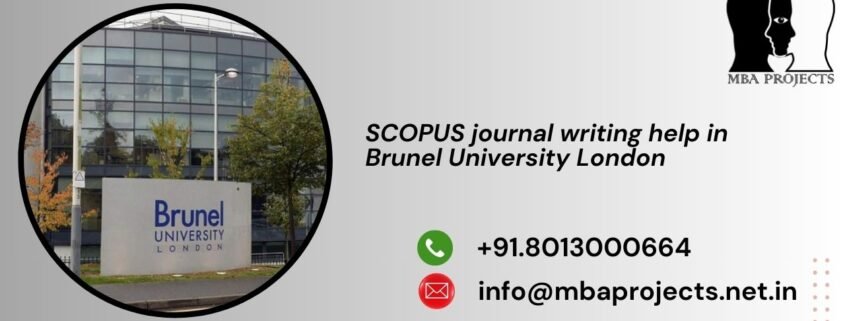 SCOPUS journal writing help in Brunel University London
