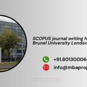 SCOPUS journal writing help in Brunel University London