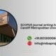 SCOPUS journal writing help in Cardiff Metropolitan University