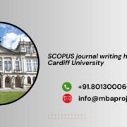 SCOPUS journal writing help in Cardiff University