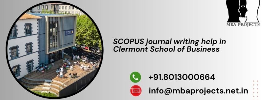 SCOPUS journal writing help in Clermont School of Business