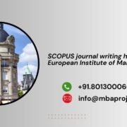 SCOPUS journal writing help in European Institute of Management