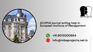 SCOPUS journal writing help in European Institute of Management
