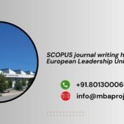 SCOPUS journal writing help in European Leadership University