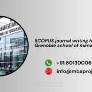 SCOPUS journal writing help in Grenoble school of management