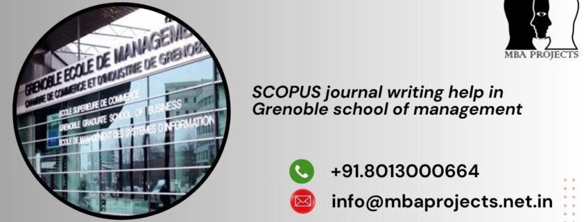 SCOPUS journal writing help in Grenoble school of management