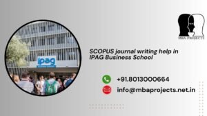 SCOPUS journal writing help in IPAG Business School