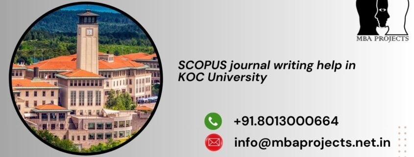 SCOPUS journal writing help in KOC University