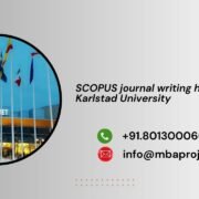 SCOPUS journal writing help in Karlstad University