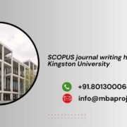 SCOPUS journal writing help in Kingston University