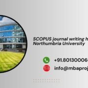 SCOPUS journal writing help in Northumbria University