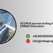 SCOPUS journal writing help in OMNES Education