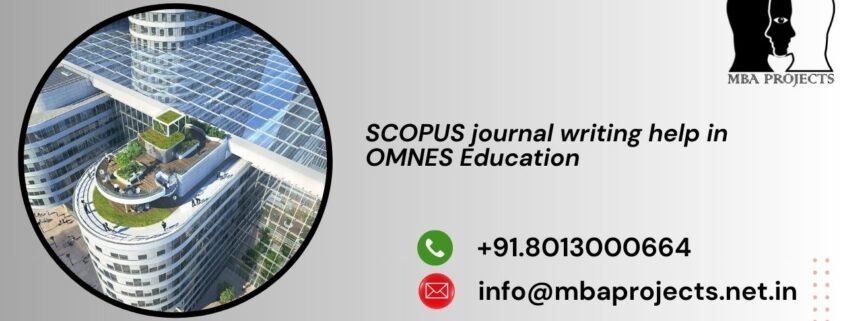 SCOPUS journal writing help in OMNES Education