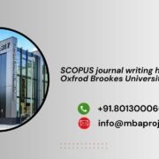 SCOPUS journal writing help in Oxfrod Brookes University